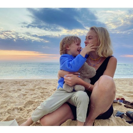 Elen Rhys has a son named Wilfred.